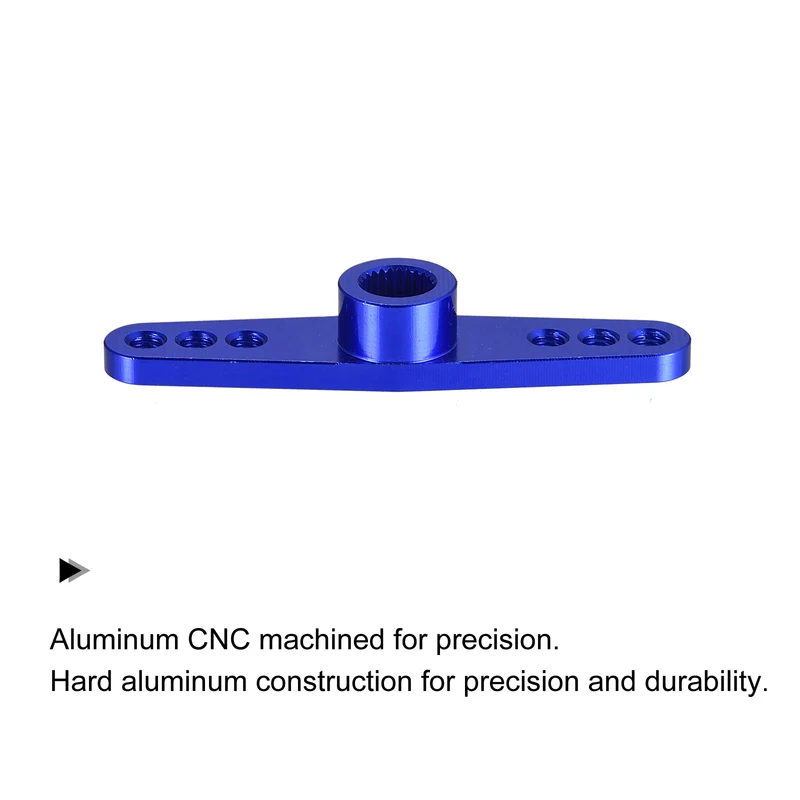25T Servo Arm Horn Double Offset M3 Dark Blue for Servo Repair Parts Accessories(3.1mm)