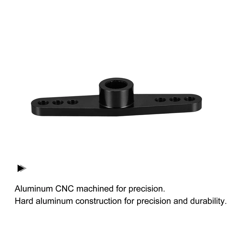 25T Servo Arm Horn Double Offset M3 Black for Servo Repair Parts Accessories(3.1mm)