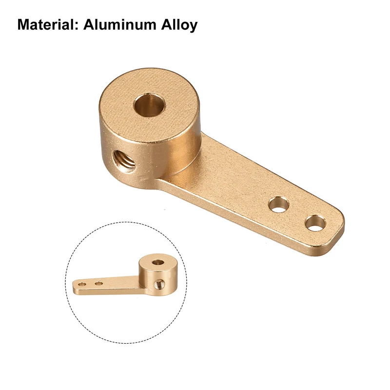 Steering Arm Single Servo Transmission Shaft Eccentric Crank Connecting Rod Adapter for RC Car/Boat Model (3.1mm)