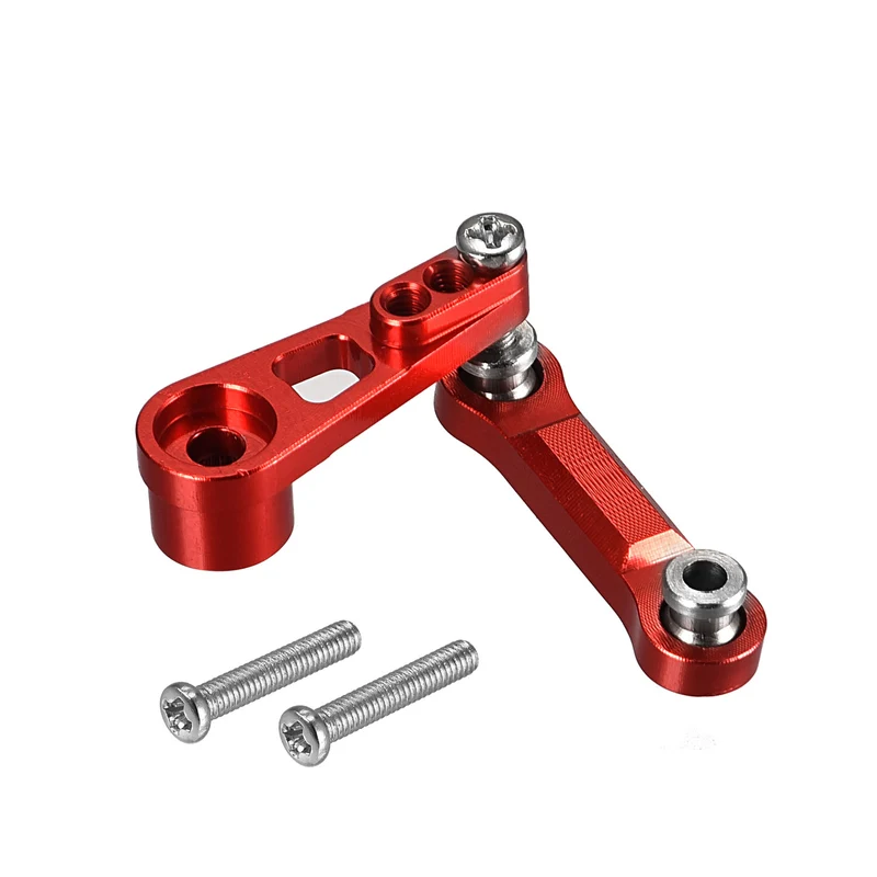 Servo Arm Horn Servo Pull Rod Red for RC Car Upgrade Parts Accessories