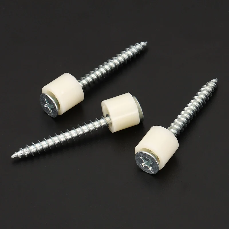 Round Spacer Washer Set, 50 Pcs 10.5mm ID, 13mm OD, 5mm Length for M10 Screws
