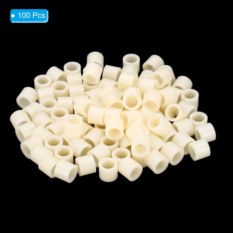 Round Spacer Washer, 50 Pcs 8.2mm ID, 12mm OD, 8mm Length for M8 Screws