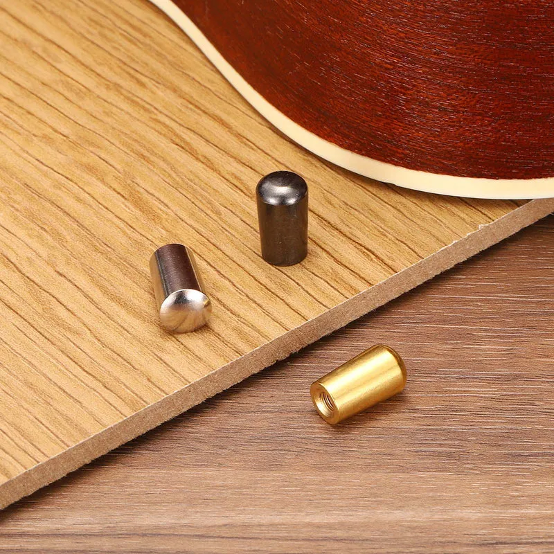 3 Way Guitar Toggle Switch Tip M3.5 Brass Threaded Matte Black 3Pcs