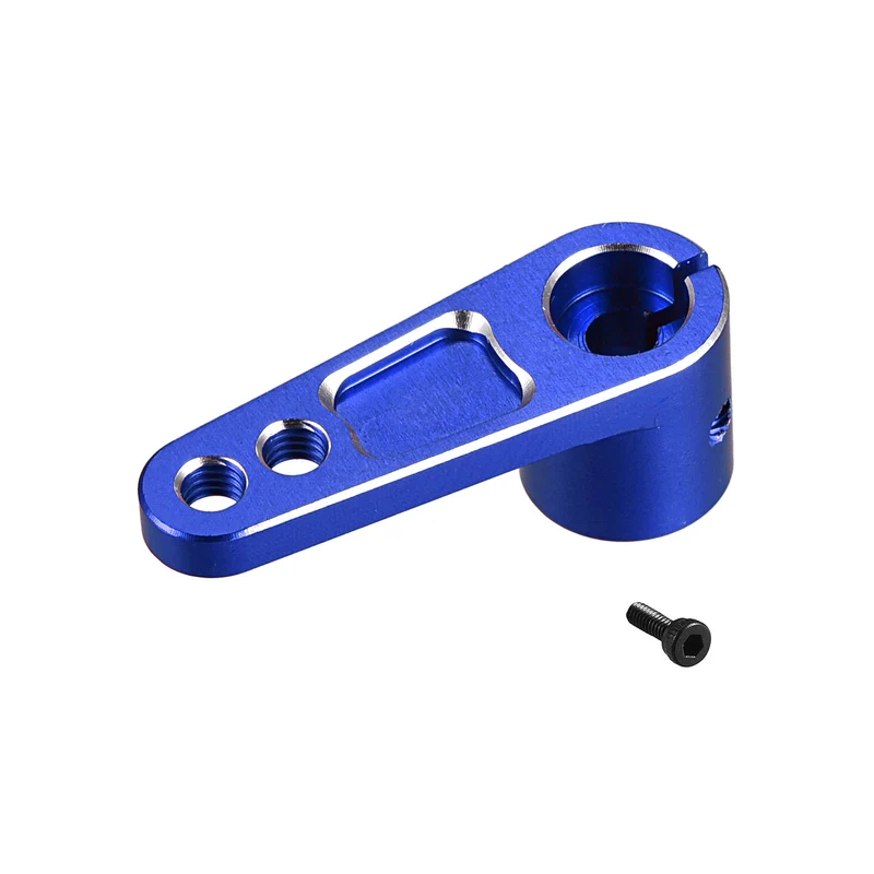 Aluminum Alloy 25T Steering Servo Arm Horn Dark Blue for RC Boat Accessories