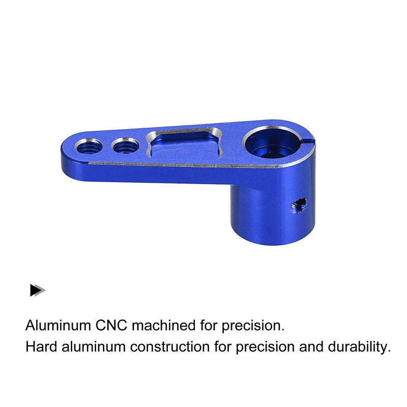 Aluminum Alloy 25T Steering Servo Arm Horn Dark Blue for RC Boat Accessories