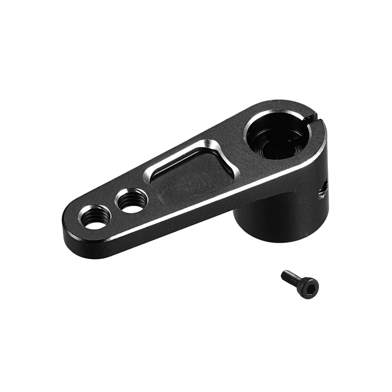 Aluminum Alloy 25T Steering Servo Arm Horn Black for DIY RC Car/Boat/Airplane Boat Accessories
