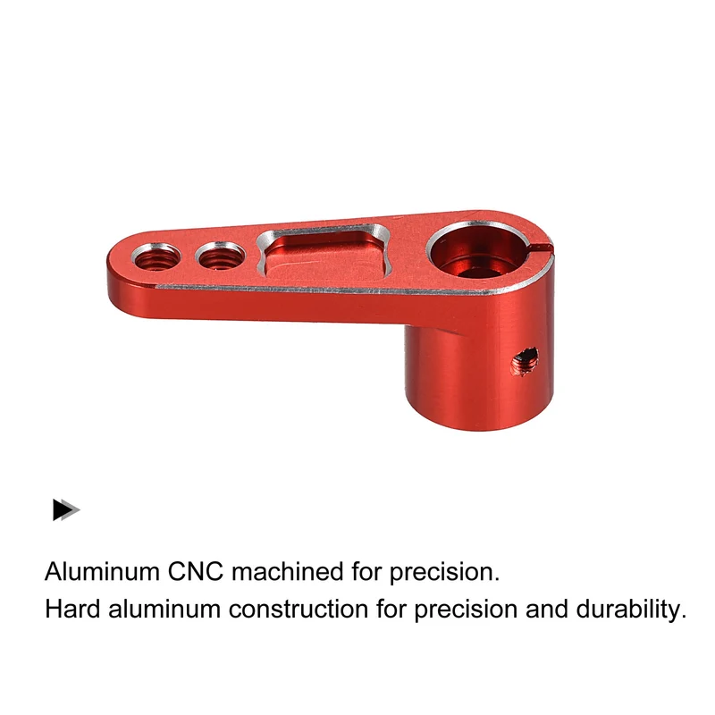 Aluminum Alloy 25T Steering Servo Arm Horn Red for DIY RC Car/Boat/Airplane Boat Accessories