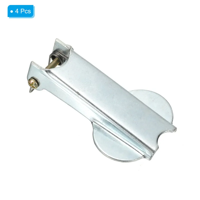 3.3 Inch Hook Safety Latch Kit, 4 Pack Metal Towing Hitch Replacement, Silver