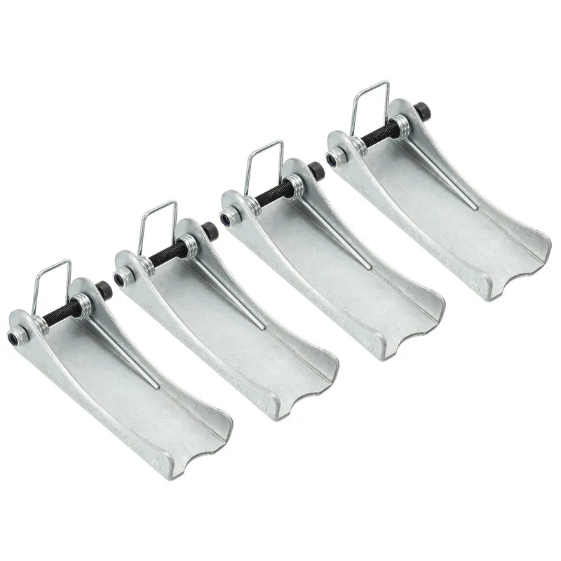 3.7 Inch Replacement Hooks Latch, 4 Pack Metal Towing Receiver Hitch, Silver
