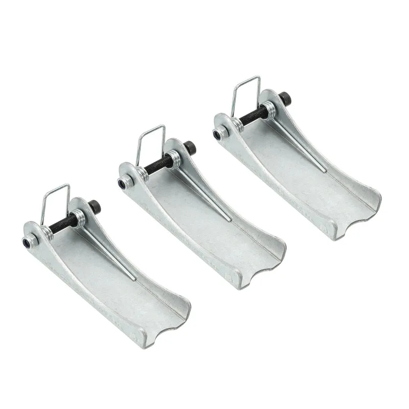 3.7 Inch Replacement Hooks Latch, 3 Pack Metal Towing Receiver Hitch, Silver