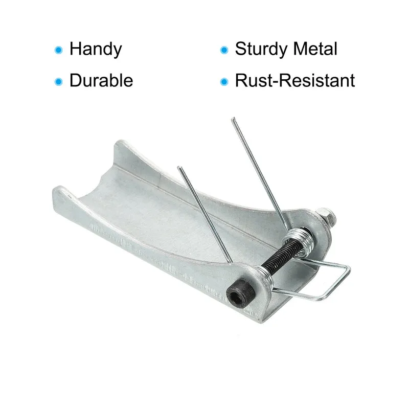 3.7 Inch Replacement Hooks Latch, 3 Pack Metal Towing Receiver Hitch, Silver
