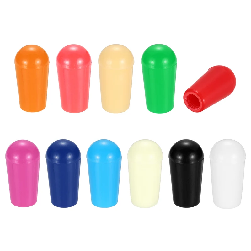 11 Pcs Switch Tip Knob for Electric Guitar, 8/32" Thread, 11 Colors
