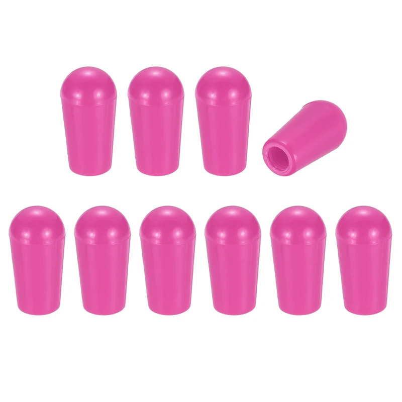 10 Pcs Switch Tip Knob for Electric Guitar, 8/32" Thread, Purple