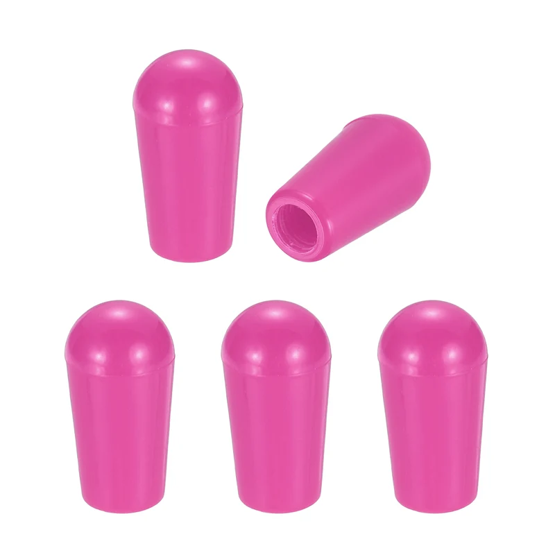 5 Pcs Switch Tip Knob for Electric Guitar, 8/32" Thread, Purple