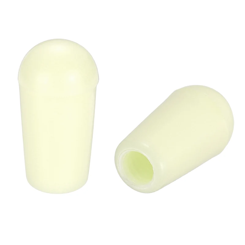 2 Pcs Switch Tip Knob for Electric Guitar, 8/32" Thread, Beige