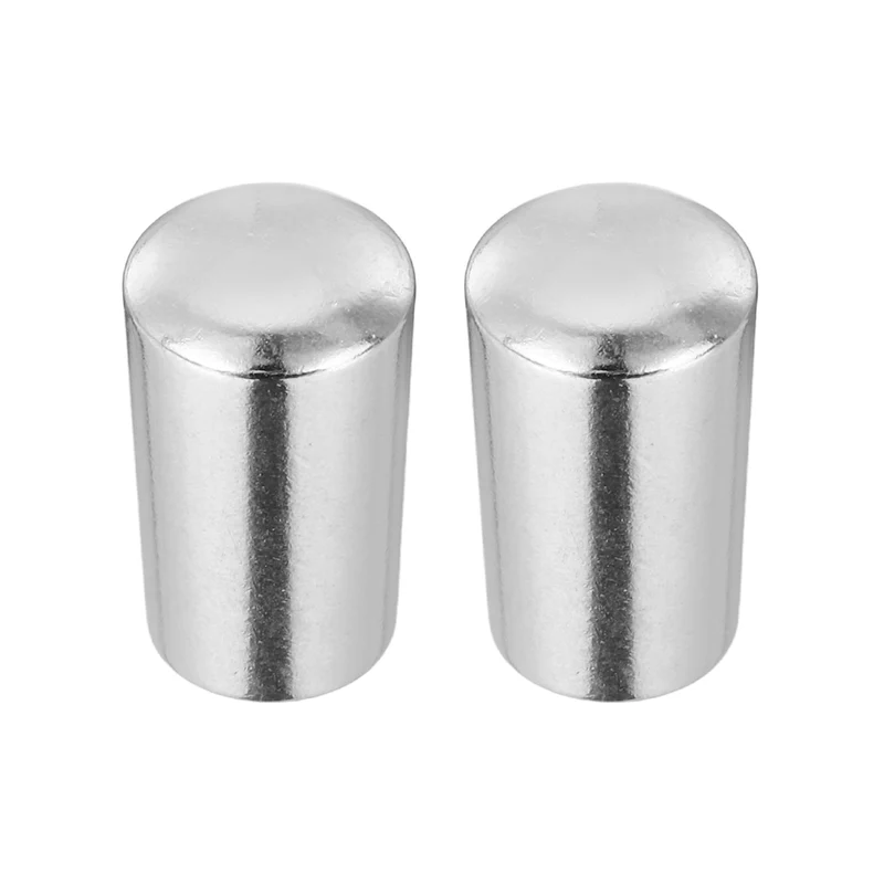 3 Way Guitar Toggle Switch Tip M4 Brass Threaded Silver 2Pcs