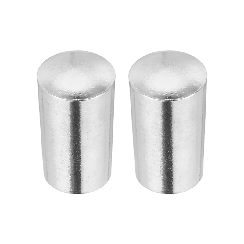 3 Way Guitar Toggle Switch Tip M3.5 Brass Threaded Silver 2Pcs