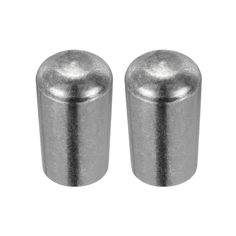 3 Way Guitar Toggle Switch Tip M3.5 Brass Threaded Matte Black 2Pcs