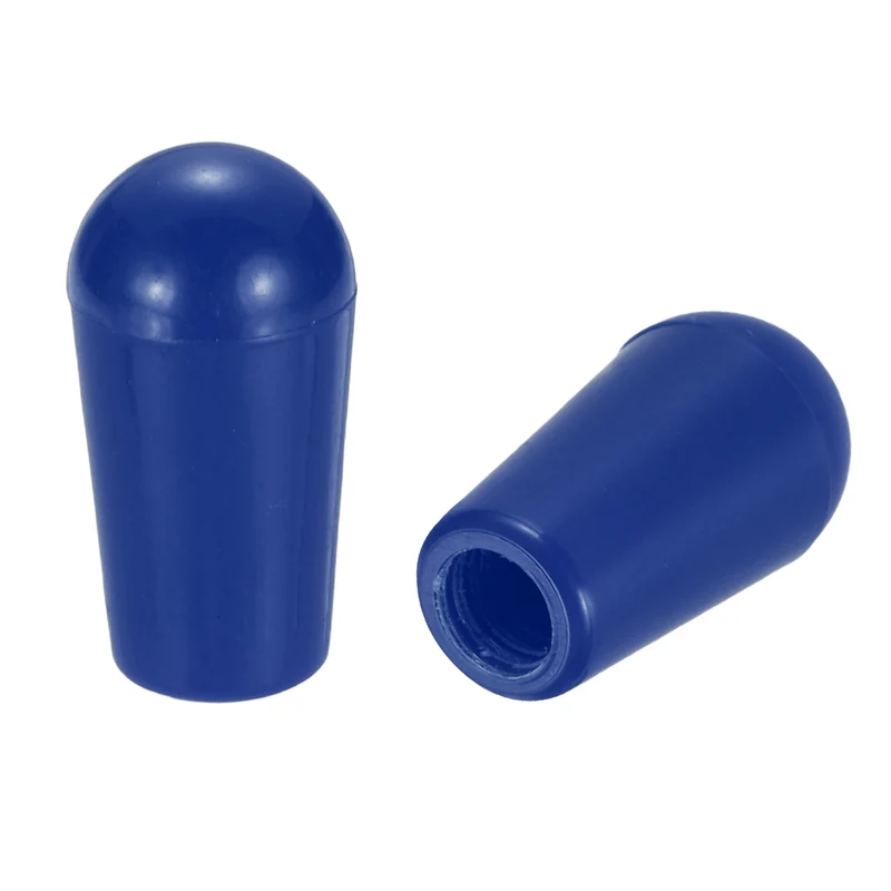 2 Pcs Switch Tip Knob for Electric Guitar, 8/32" Thread, Blue
