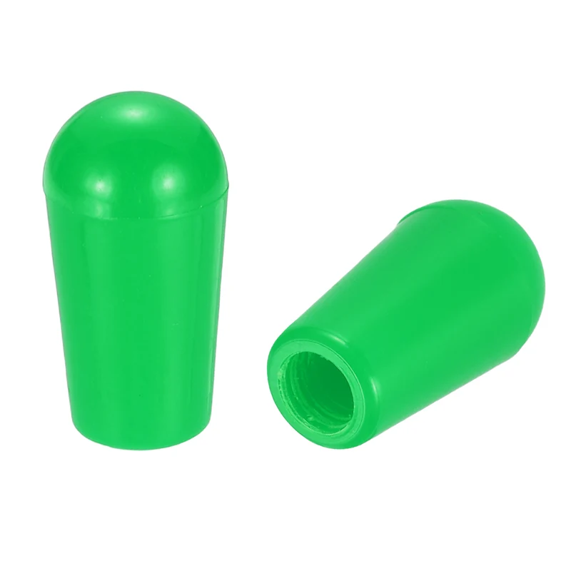 2 Pcs Switch Tip Knob for Electric Guitar, 8/32" Thread, Green