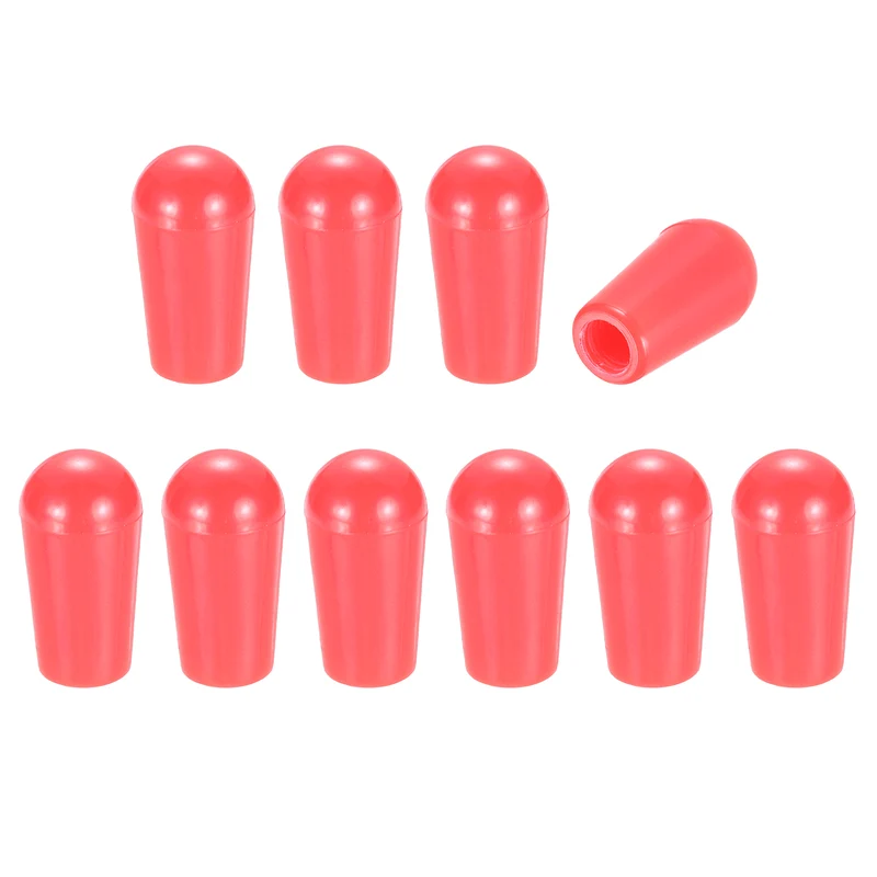 10 Pcs Switch Tip Knob for Electric Guitar, 8/32" Thread, Pink
