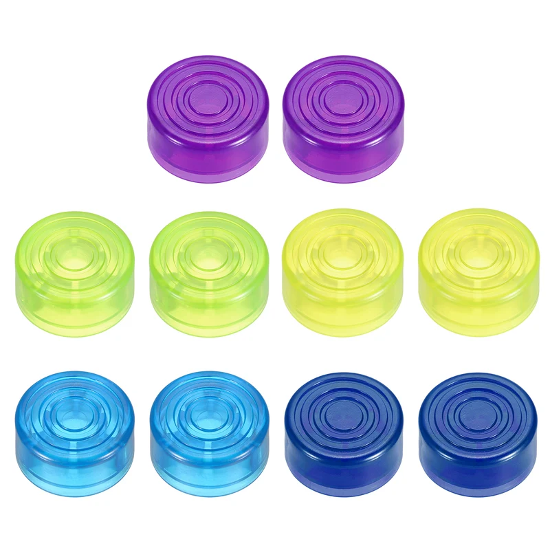 10 Pcs Footswitch Toppers Guitar Pedal Button Caps, 5 Colour