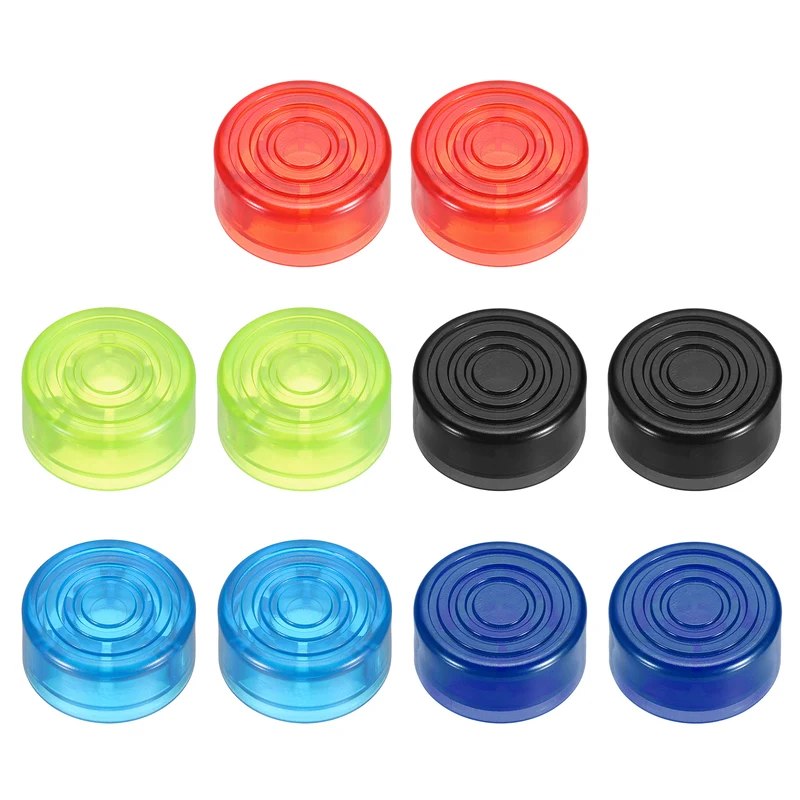 10 Pcs Footswitch Toppers Guitar Pedal Button Caps, 5 Color