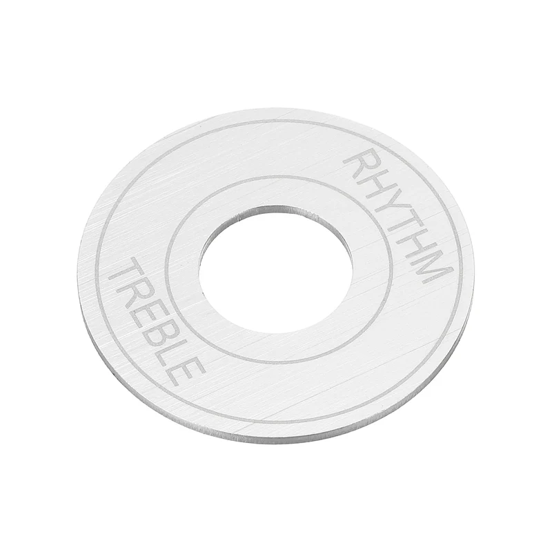 Guitar Toggle Switch Washer Plate, 13mm ID Silver