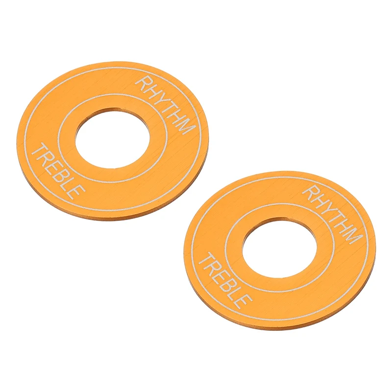 2Pcs Guitar Toggle Switch Washer Plate, 13mm ID Gold