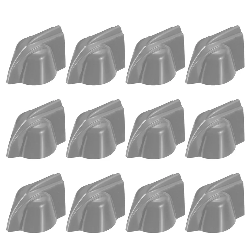 12pcs Chicken Head Knobs 6.35mm Gray