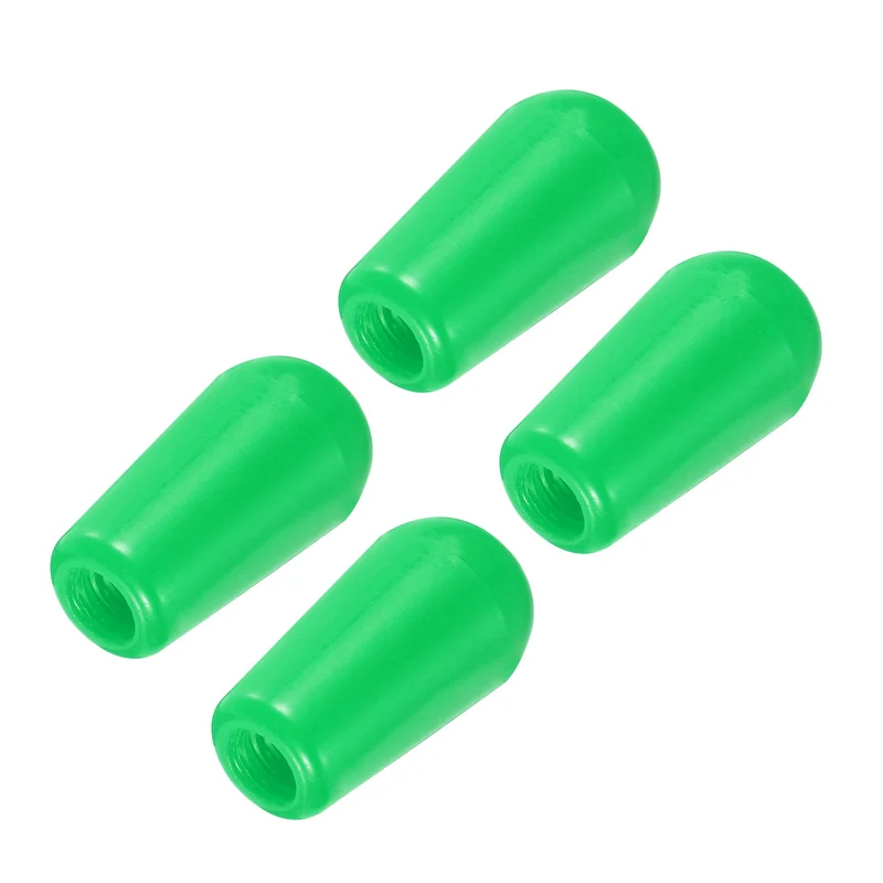4Pcs Guitar 3 Way Pickup Switch Tip M4 for LP Electric Guitar, Green