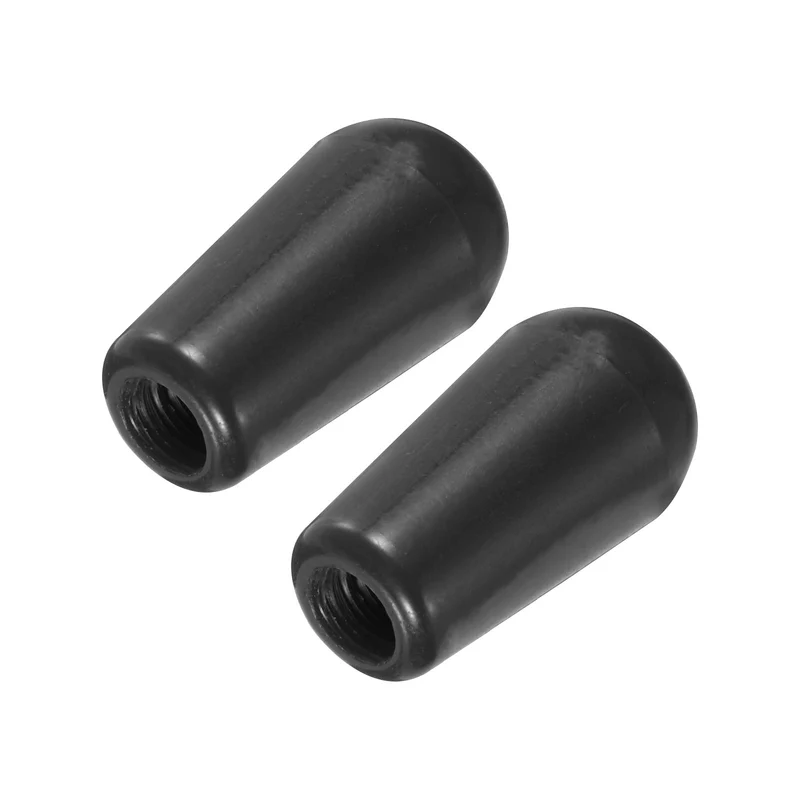 2Pcs Guitar 3 Way Pickup Switch Tip M4 for LP Electric Guitar, Black