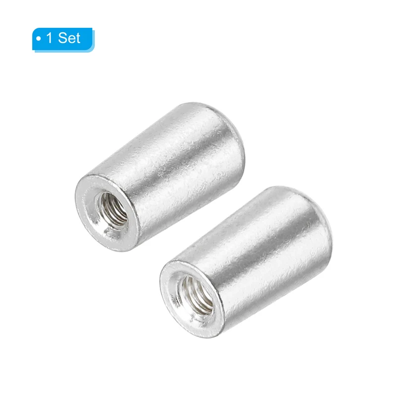 Metal Guitar 3 Way Toggle Switch Tip Switch Knob Cap Kit M3.5 M4 Silver