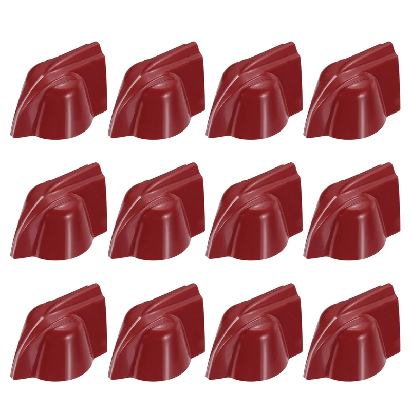 12pcs Chicken Head Knobs 6.35mm Vintage Red