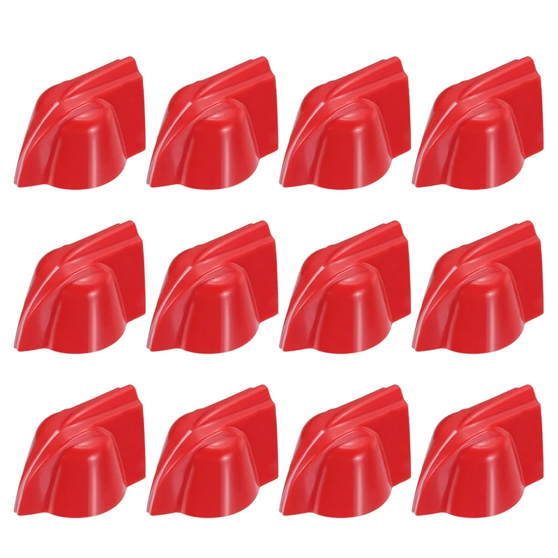 12pcs Chicken Head Knobs 6.35mm Red