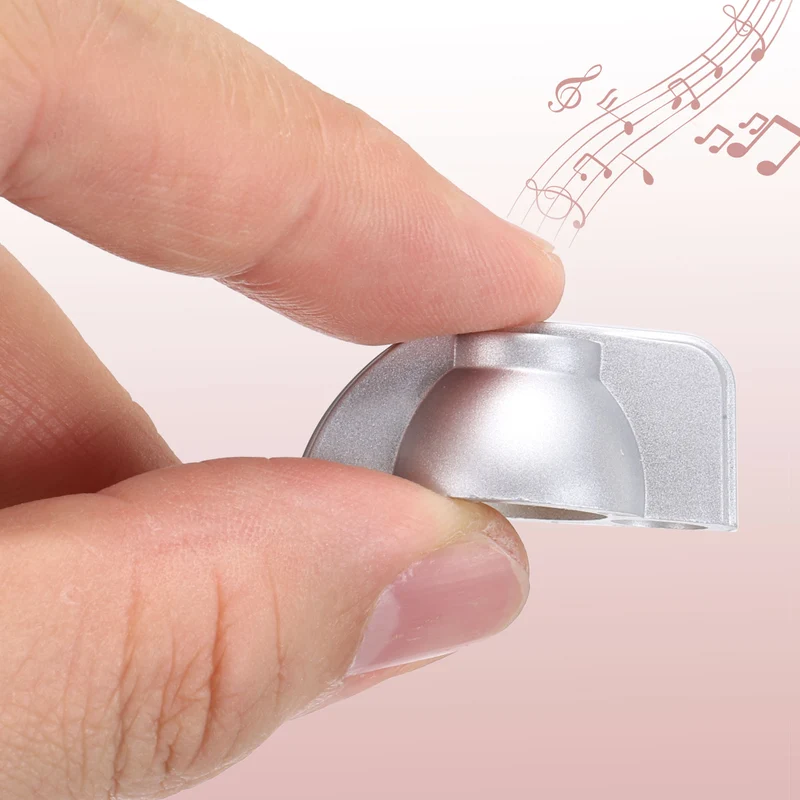 6pcs Guitar Chicken Head Knob 6.5mm Silver