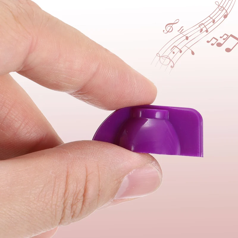 6pcs Guitar Chicken Head Knob 6.5mm Purple