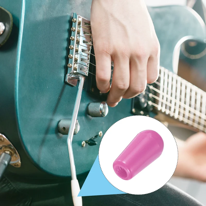 2Pcs Guitar 3 Way Pickup Switch Tip M3.5 for LP Electric Guitar, Purple