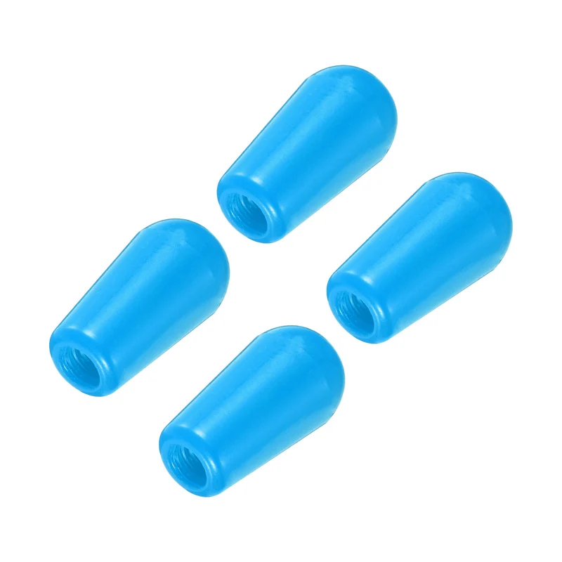 4Pcs Guitar 3 Way Pickup Switch Tip M3.5 for LP Electric Guitar, Light Blue