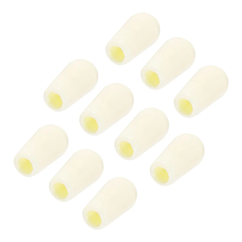 10Pcs Guitar 3 Way Pickup Switch Tip M3.5 for LP Electric Guitar, Cream