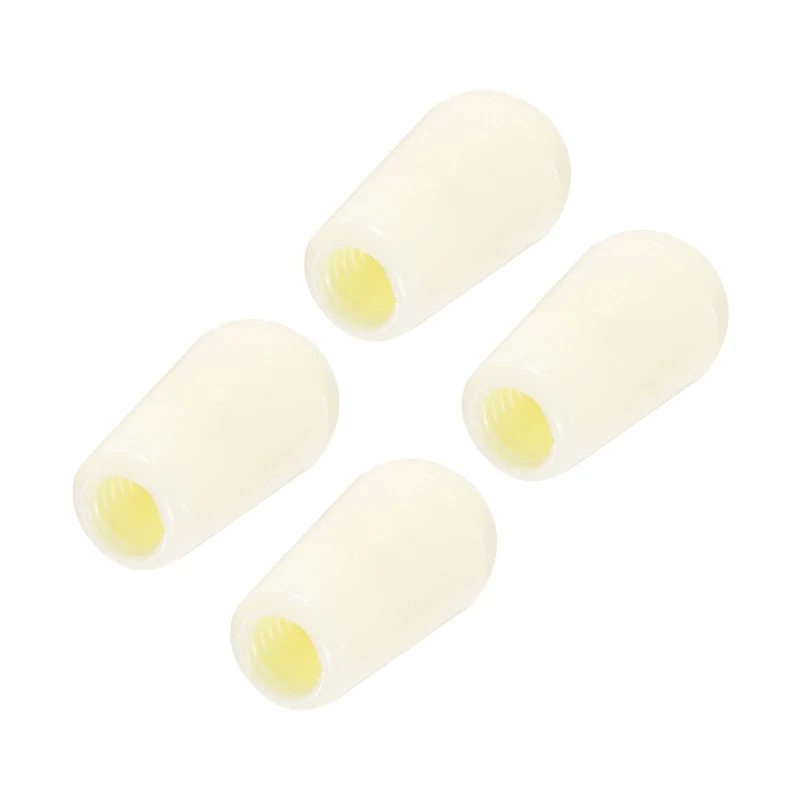 4Pcs Guitar 3 Way Pickup Switch Tip M3.5 for LP Electric Guitar, Cream