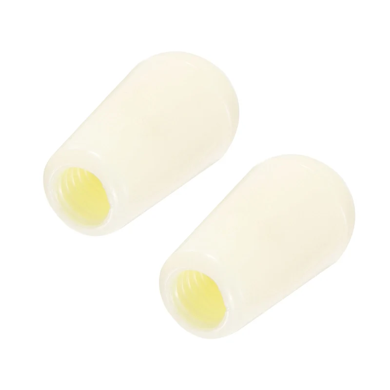 2Pcs Guitar 3 Way Pickup Switch Tip M3.5 for LP Electric Guitar, Cream