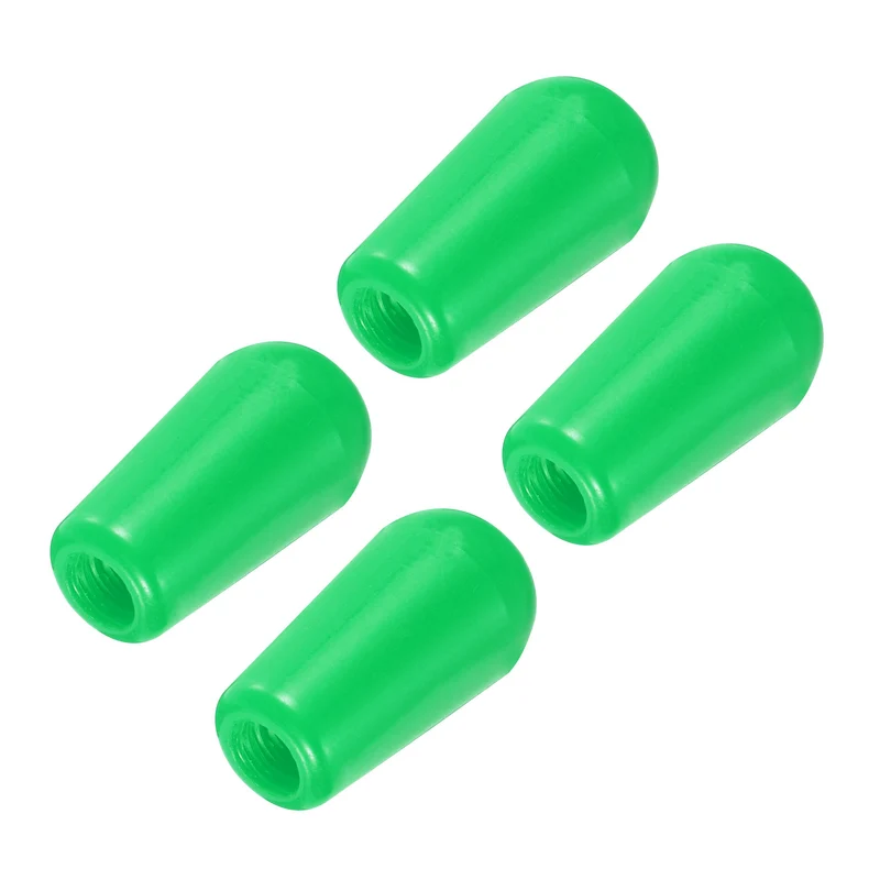 4Pcs Guitar 3 Way Pickup Switch Tip M3.5 for LP Electric Guitar, Green