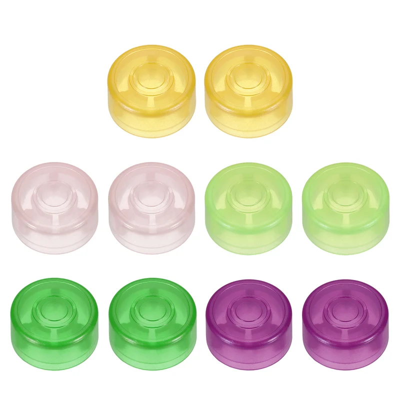10 Pcs Footswitch Toppers Guitar Pedal Button Caps, Colorful