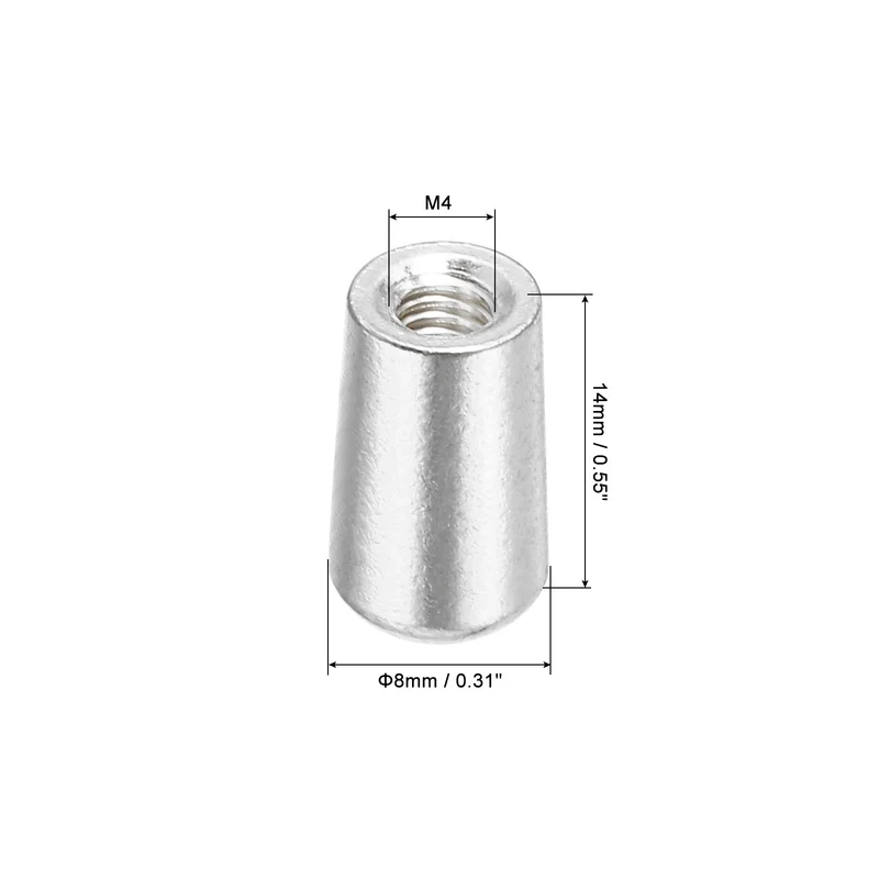 Metal Guitar 3 Way Toggle Switch Tip Switch Knob Cap M4 Silver