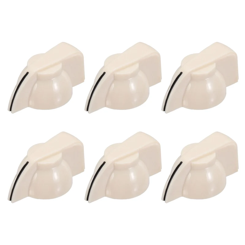 6pcs Guitar Chicken Head Knob 6.5mm Beige