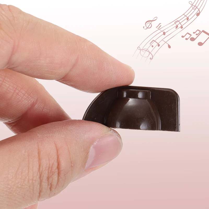 6pcs Guitar Chicken Head Knob 6.5mm Coffee