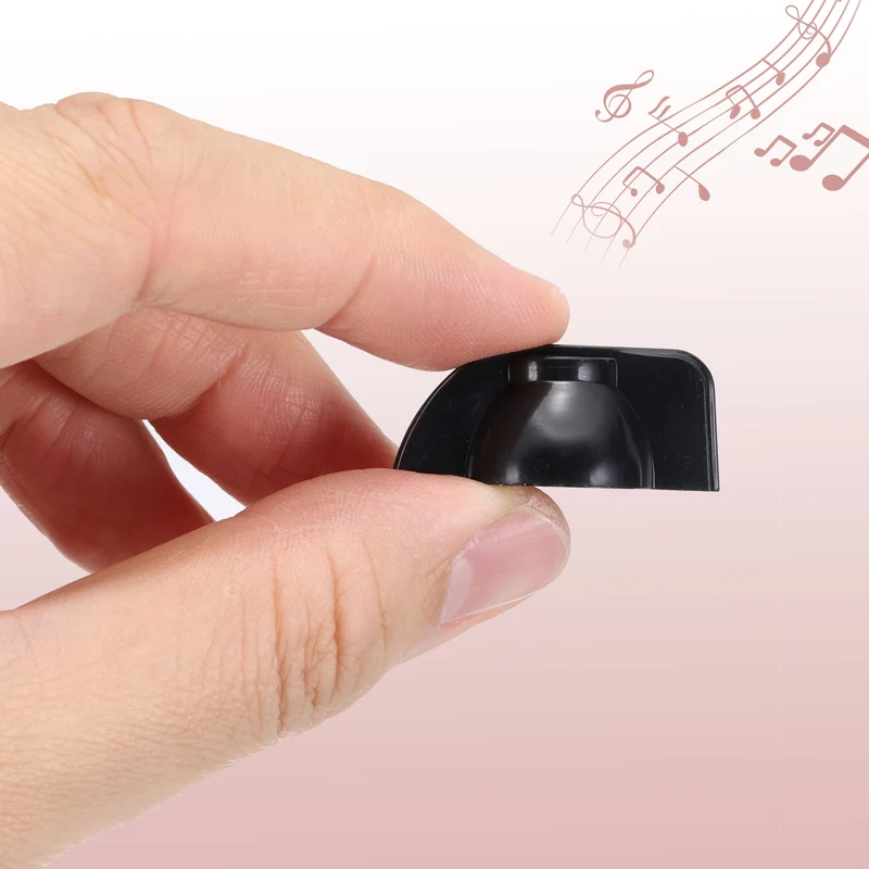 6pcs Guitar Chicken Head Knob 6.5mm Black