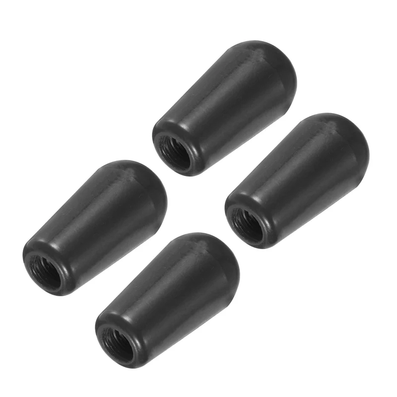4Pcs Guitar 3 Way Pickup Switch Tip M3.5 for LP Electric Guitar, Black