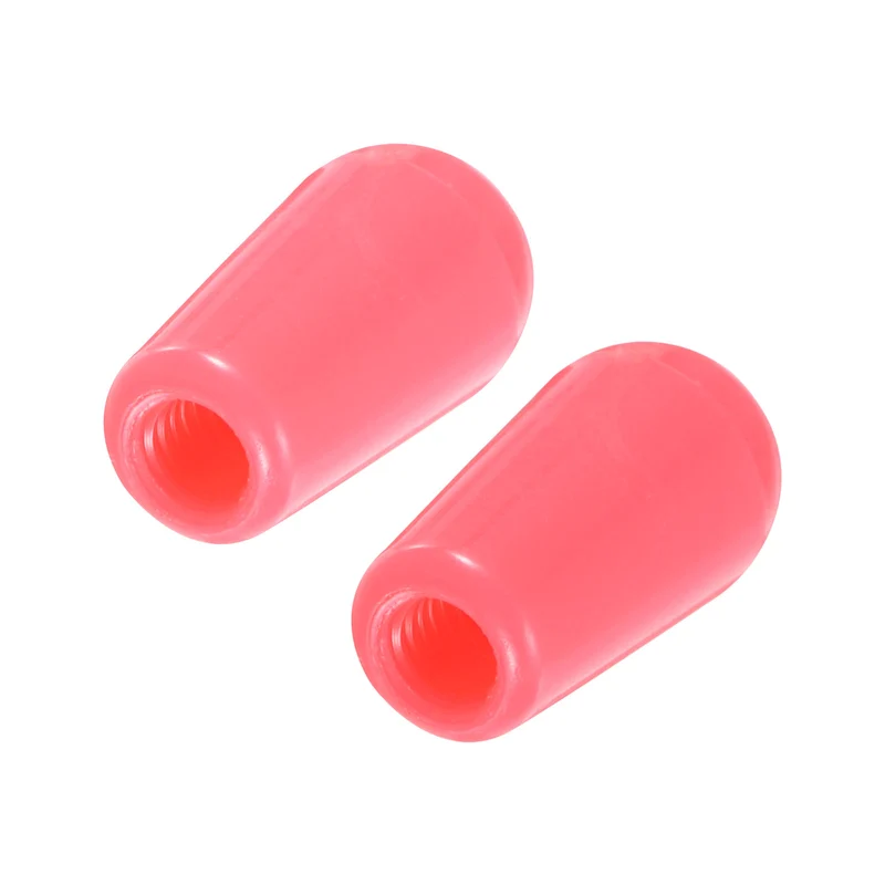 2Pcs Guitar 3 Way Pickup Switch Tip M3.5 for LP Electric Guitar, Pink